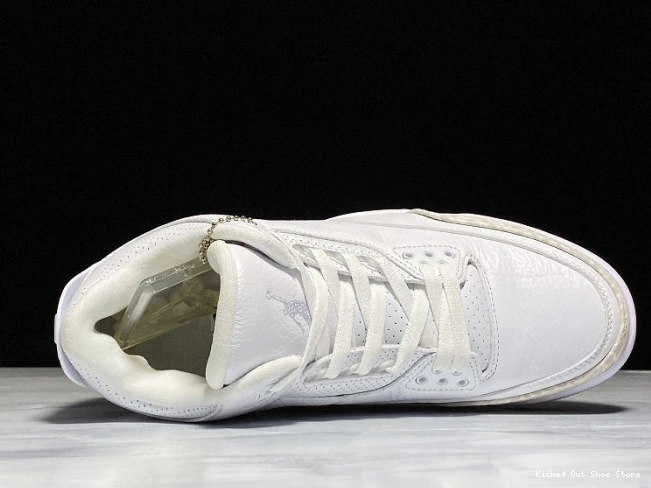 Kicked Out Shoe Store 3 Jordan Air White Retro 136064-111 Triple 0823